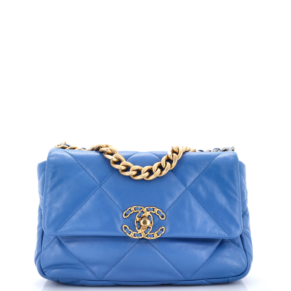 Chanel Medium 19 Flap Bag Quilted Leather